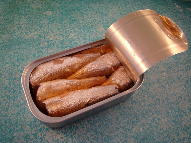 La Gondola / Sardines with Lemon - Can after opening